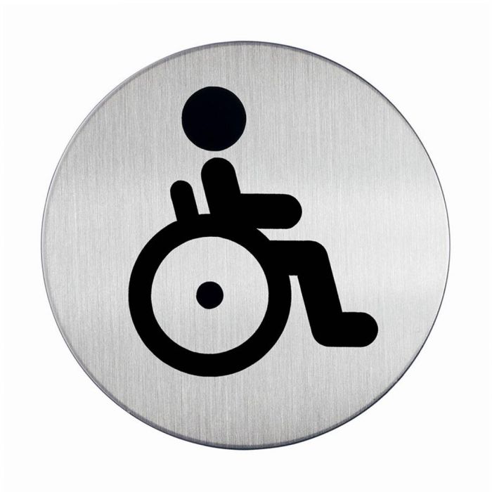 DURABLE Piktogram - WC invalidi, fi 83mm (4906)