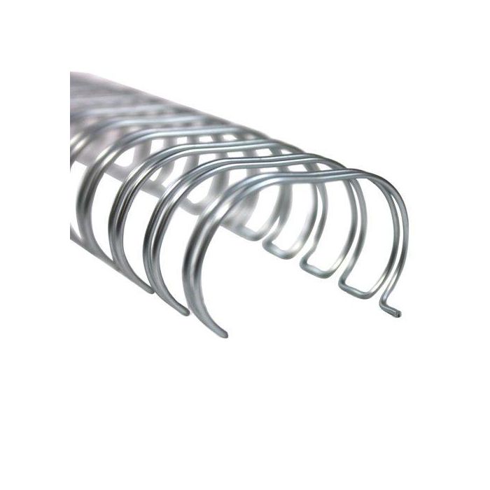 KLIPKO Spirale žica 4,7 mm srebrne, 100 kos 3:1