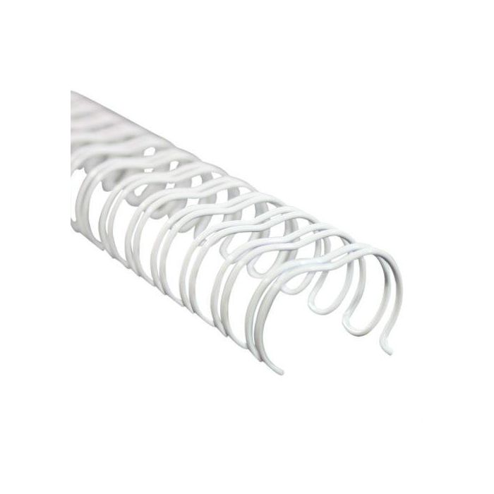 KLIPKO Spirale žica 14,3 mm bele, 100 kos 3:1