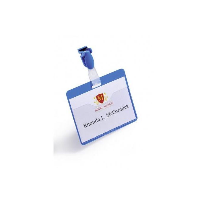 Durable Identifikacijske kartice 60x90mm (8106) 25 kos, modra