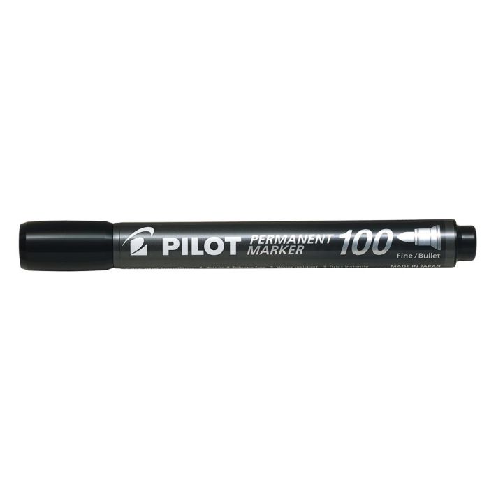 Pilot Marker SCA-100, črn SCA-100-B 12 KOS
