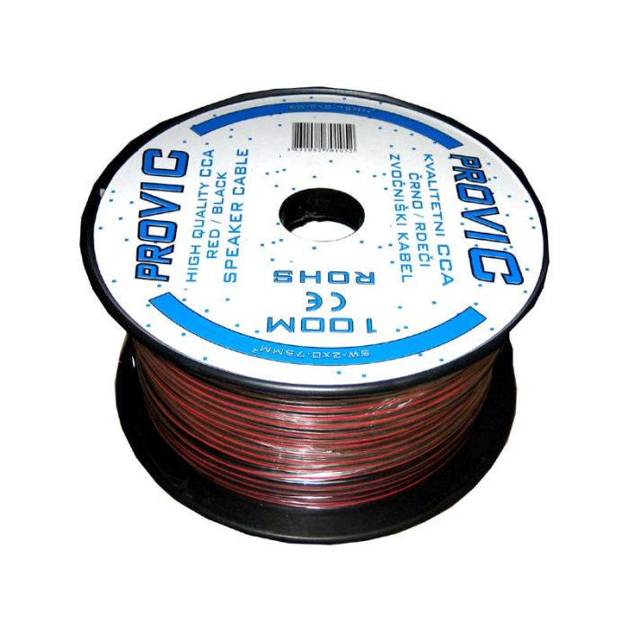 Kabel za avtozvočnike 2X2.5MM2 rdeč-črn