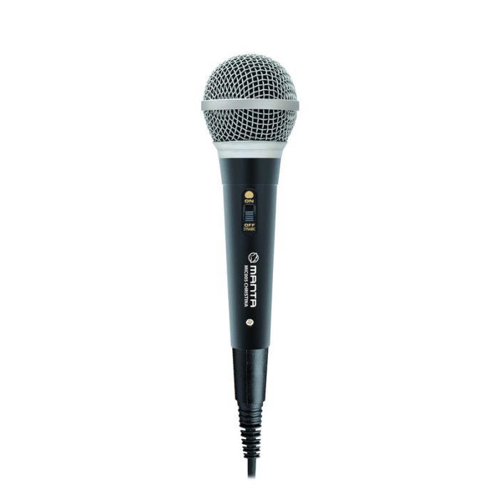 Žični mikrofon karaoke MANTA MIC005 CHRISTINA (3m)
