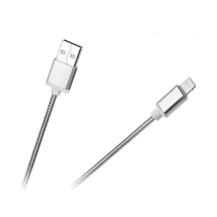 USB kabel CC-135-1 za Apple, 480 MBit / s,lighting,  srebrne barve