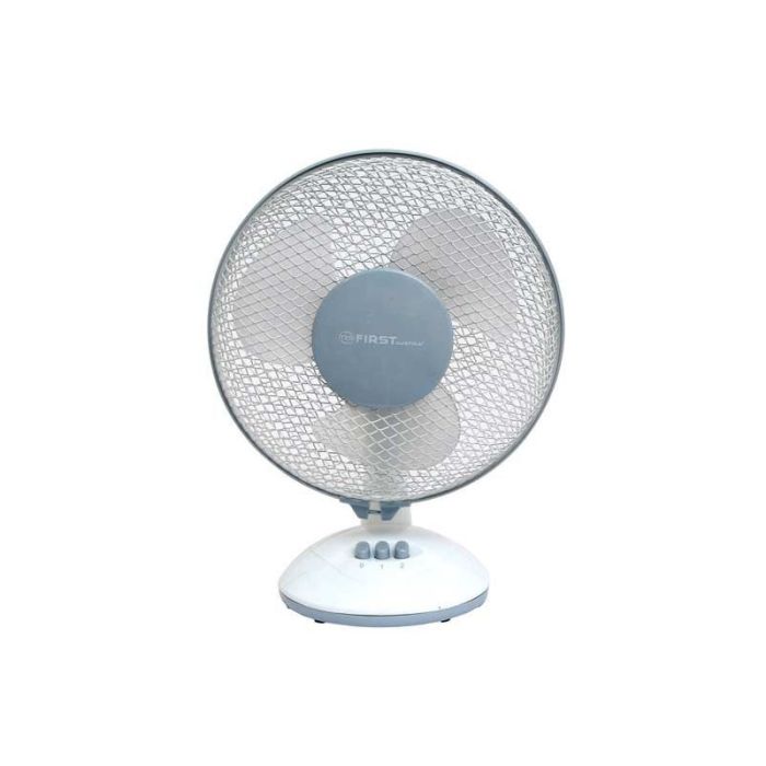 Ventilator namizni FIRST, 23cm, 2-hitrosti, 20W, belo-siva barva